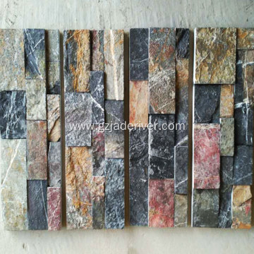 Green Natural Slate Mixed Color Brick